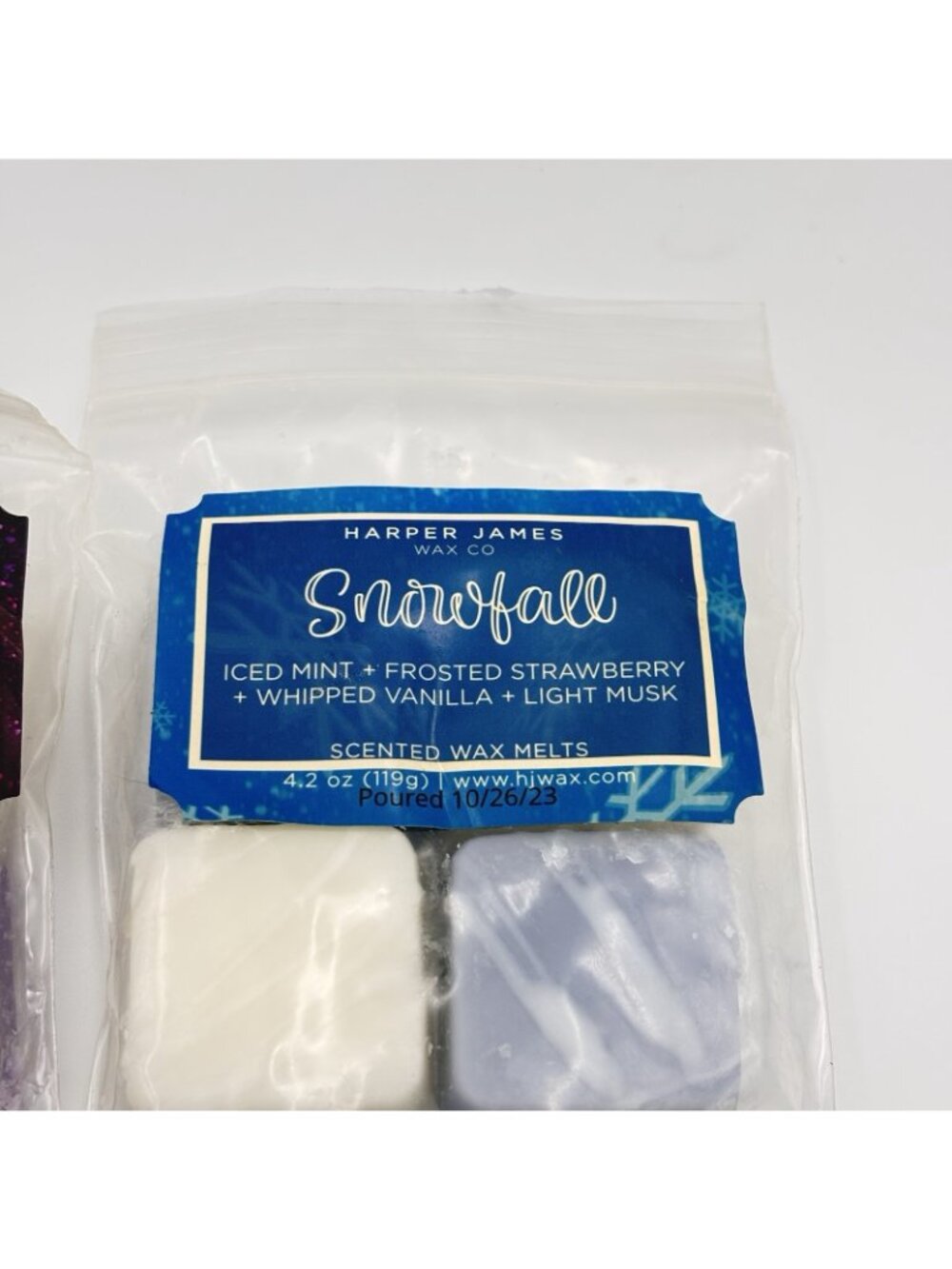 Harper James Vendor Wax Melts Three 4.2 oz Packs Winter Christmas Scents Cubes - Picture 3 of 14
